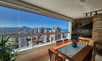 Apartamento com 3 dormitórios à venda, 126 m² por r$ 990.000 - aviação - praia grande/sp
