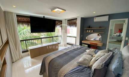 Apartamento de Praia para Venda em Aquiraz, Porto das Dunas, 4 dormitórios, 4 suítes, 5 banheiros, 2 vagas
