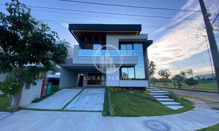 Casa Alto Padrão para Venda em Eusébio, Cidade Alpha, 4 dormitórios, 4 suítes, 6 banheiros, 4 vagas