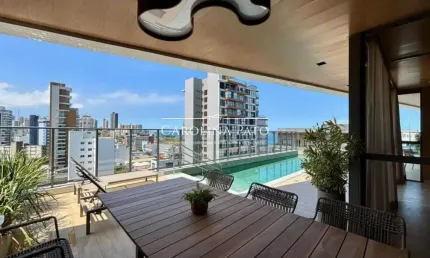 Apartamento novíssimo com1/4 e sala, mobiliado na Barra