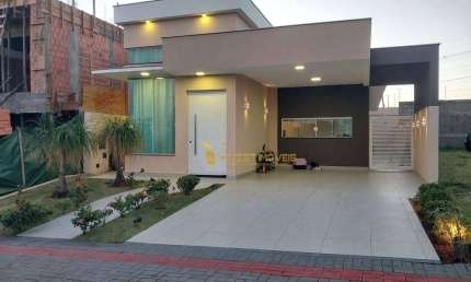 Casa com 3 dormitórios para alugar, 143 m² - Aquaville - Londrina/PR
