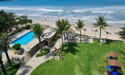 Excelente  Cobertura pé na areia com vista paradisíaca na praia das Toninhas em Ubatuba!