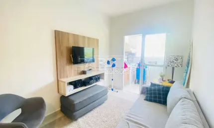 Lindo apartamento com 2 dormitórios e varanda gourmet na praia das Toninhas em Ubatuba!