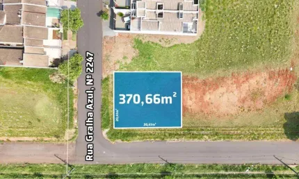 Terreno com 370.66 m² à Venda no Jardim Santa Cruz - Maringá