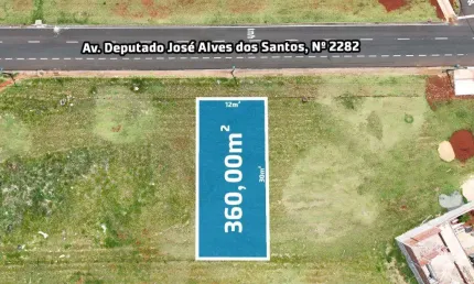 Terreno com 360 m² à Venda noJardim Santa Cruz - Maringá