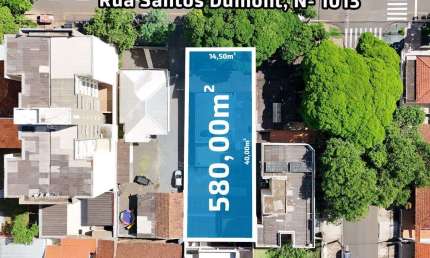 Terreno comercial à venda na Rua Santos Dumont, 1013, Zona 03, Maringá