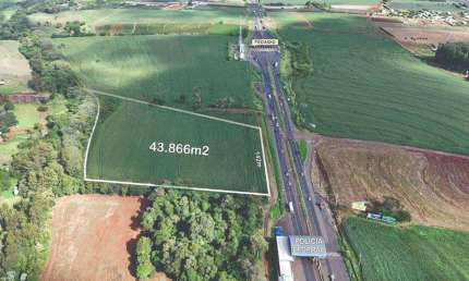 Terreno à venda próximo a entrada de Mandaguari, com 43.866 m²