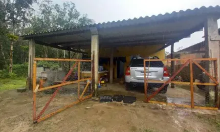 Casa para Venda em Itanhaém, Guacyra, 2 dormitórios, 1 banheiro, 2 vagas