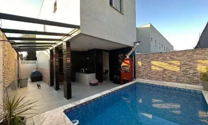 Casa para Venda em Itanhaém, Jardim Suarão, 3 dormitórios, 3 suítes, 1 banheiro