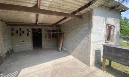 Casa para venda em itanhaém, coronel, 1 dormitório, 1 banheiro, 2 vagas