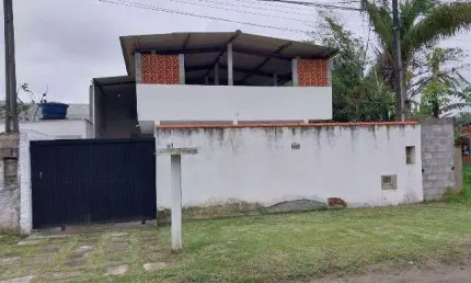Casa para venda em itanhaém, gaivota, 2 dormitórios, 1 suíte, 1 banheiro, 5 vagas