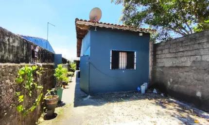 Casa para venda em itanhaém, bopiranga, 2 dormitórios, 1 suíte, 1 banheiro, 2 vagas