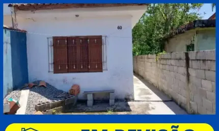 Casa para venda em itanhaém, guacyra, 1 dormitório, 1 banheiro, 4 vagas