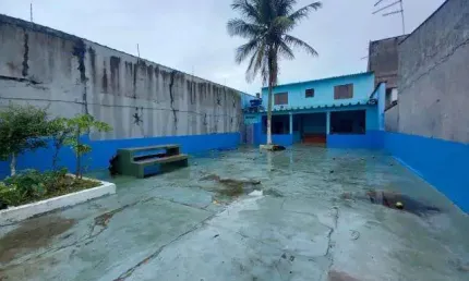 Casa para venda em itanhaém, gaivota, 2 dormitórios, 2 banheiros, 10 vagas