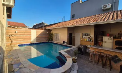 Casa para Venda em Itanhaém, Praia dos Sonhos, 3 dormitórios, 1 suíte, 2 banheiros, 2 vagas