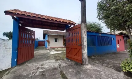 Casa para Venda em Itanhaém, Bopiranga, 2 dormitórios, 1 suíte, 1 banheiro, 7 vagas