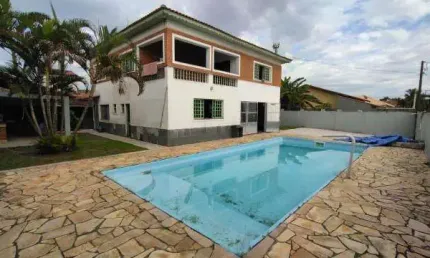 Casa para Venda em Peruíbe, Nova Peruíbe, 8 dormitórios, 6 suítes, 2 banheiros, 8 vagas