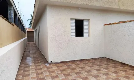 Casa para venda em itanhaém, gaivota, 2 dormitórios, 1 suíte, 1 banheiro, 2 vagas