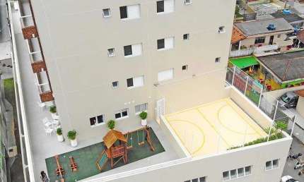 Apartamento para Venda em Praia Grande, Aviação, 2 dormitórios, 1 suíte, 1 banheiro, 2 vagas