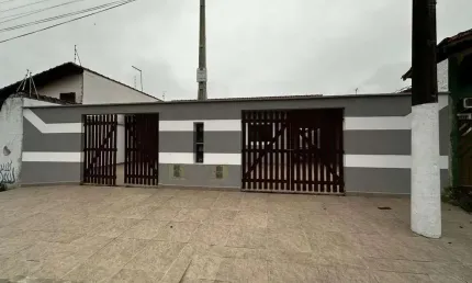 Casa para venda em itanhaém, bopiranga, 2 dormitórios, 1 suíte, 1 banheiro, 2 vagas