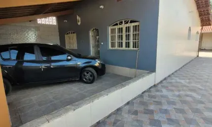 Casa para venda em itanhaém, gaivota, 2 dormitórios, 1 banheiro, 8 vagas
