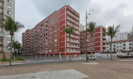 Apartamento para Venda em Praia Grande, Ocian, 2 dormitórios, 1 banheiro, 1 vaga