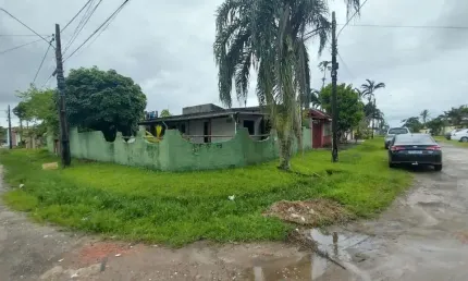 Casa para venda em itanhaém, gaivota, 2 dormitórios, 1 suíte, 1 banheiro, 6 vagas