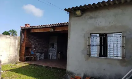 Casa para venda em itanhaém, coronel, 3 dormitórios, 1 banheiro, 4 vagas