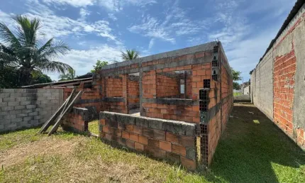 Casa para Venda em Itanhaém, Gaivota, 2 dormitórios, 2 suítes, 1 banheiro, 2 vagas