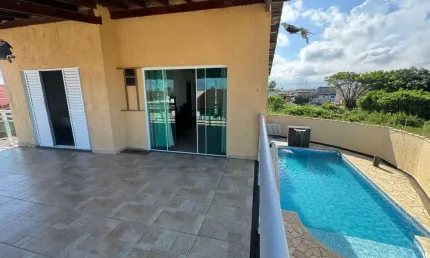 Casa para Venda em Itanhaém, Gaivota, 4 dormitórios, 1 suíte, 3 banheiros, 2 vagas