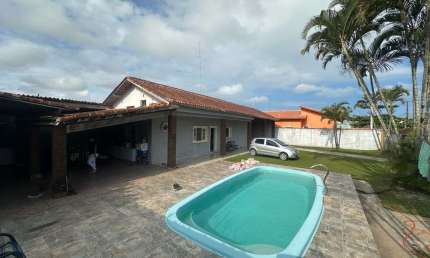 Casa para Venda em Itanhaém, Bopiranga, 3 dormitórios, 1 banheiro, 10 vagas