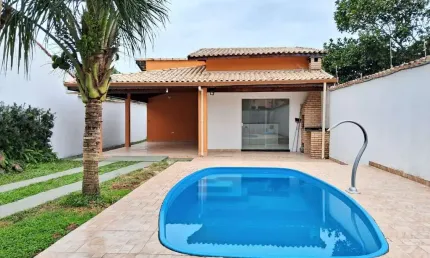 Casa para Venda em Itanhaém, Gaivota, 2 dormitórios, 1 suíte, 1 banheiro, 4 vagas
