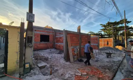 Casa para venda em itanhaém, gaivota, 2 dormitórios, 1 suíte, 1 banheiro