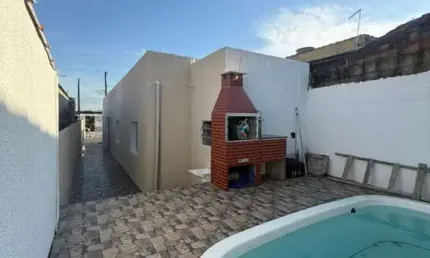Casa para venda em mongaguá, jussara, 2 dormitórios, 1 suíte, 1 banheiro, 2 vagas