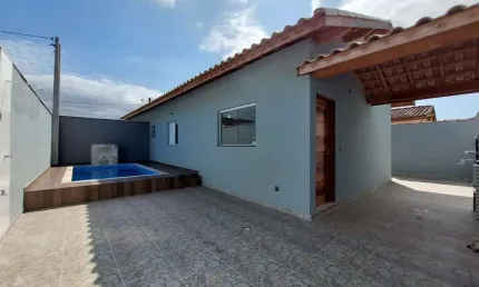 Casa para Venda em Itanhaém, Regina, 2 dormitórios, 1 suíte, 1 banheiro