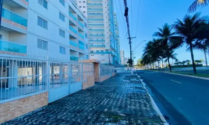 Apartamento para venda em praia grande, caiçara, 1 dormitório, 1 banheiro, 1 vaga