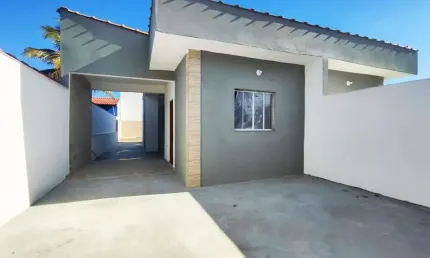 Casa para venda em itanhaém, gaivota, 2 dormitórios, 1 suíte, 1 banheiro, 2 vagas
