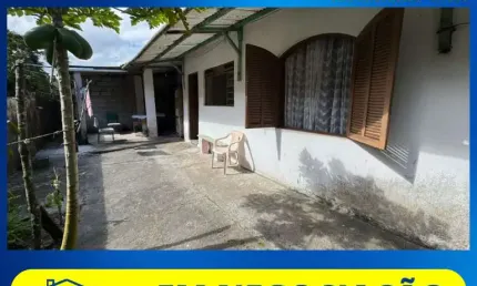 Casa para venda em itanhaém, bopiranga, 2 dormitórios, 1 banheiro, 1 vaga