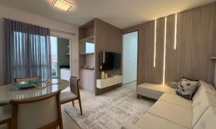 Apartamento para venda em itanhaém, centro, 2 dormitórios, 1 suíte, 1 banheiro, 1 vaga