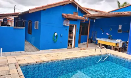Casa para venda em itanhaém, savoy, 3 dormitórios, 1 suíte, 1 banheiro, 5 vagas