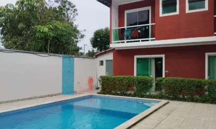 Casa em condomínio para venda em itanhaém, suarão, 2 dormitórios, 2 suítes, 1 banheiro, 1 vaga
