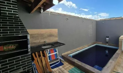 Casa em condomínio para venda em itanhaém, cibratel 2, 2 dormitórios, 1 suíte, 1 banheiro, 1 vaga