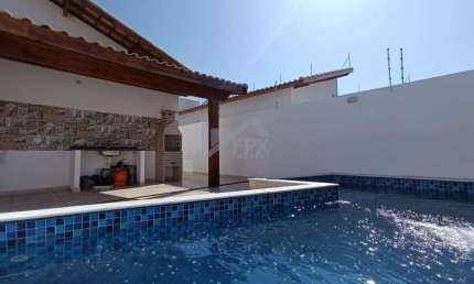 Casa para Venda em Itanhaém, Jardim Jamaica, 3 dormitórios, 1 suíte, 2 banheiros, 2 vagas