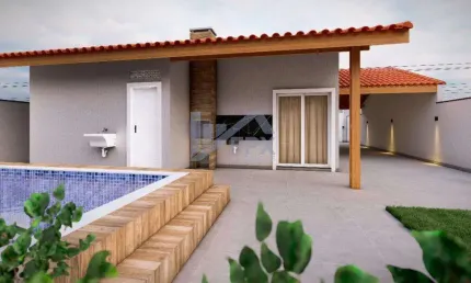 Casa para Venda em Itanhaém, Bopiranga, 2 dormitórios, 1 suíte, 2 banheiros, 4 vagas