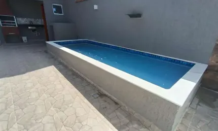 Casa para Venda em Itanhaém, Balneário Gaivota, 2 dormitórios, 1 suíte, 2 banheiros, 2 vagas