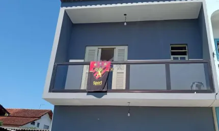Sobrado para venda em mongaguá, itaóca, 2 dormitórios, 1 suíte, 1 banheiro, 4 vagas