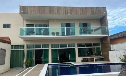 Casa Alto Padrão para Venda em Itanhaém, Guarda Civil, 4 dormitórios, 2 suítes, 2 banheiros, 6 vagas
