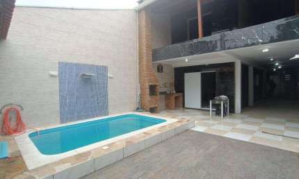 Casa para Venda em Itanhaém, JARDIM SUARÃO, 3 dormitórios, 1 suíte, 2 banheiros, 3 vagas