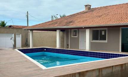 Casa para Venda em Itanhaém, Jardim Jamaica, 3 dormitórios, 2 suítes, 2 banheiros, 5 vagas