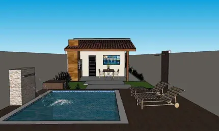 Casa para Venda em Itanhaém, Cibratel 1, 2 dormitórios, 1 suíte, 1 banheiro, 2 vagas